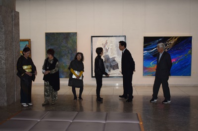 写真：野田美術会展ギャラリートーク