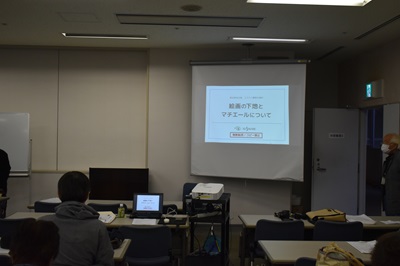 写真：野田美術会展講習会